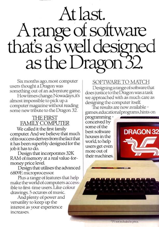 Anuncio DRAGON en inglés